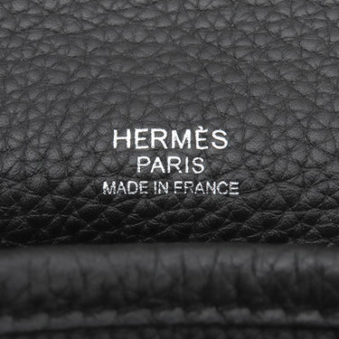 エルメス HERMES バルダ 35 ブラック トリヨンクレマンス ヴァッシュハンター ショルダーバッグ シルバー金具 黒 茶