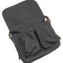 エルメス HERMES バルダ 35 ブラック トリヨンクレマンス ヴァッシュハンター ショルダーバッグ シルバー金具 黒 茶