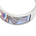 エルメス HERMES クリッククラックH PM ペガサス ポップ アルバムビス メタル エナメル ブレスレット シルバー金具 Hブレス Pegase Pop