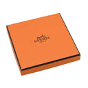 エルメス HERMES カージュドアッシュ Hキューブ ホワイト×シルバー メタル エナメル ネックレス シルバー金具 白