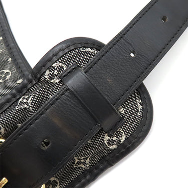 ルイヴィトン LOUIS VUITTON ブザス マリーケイト M92324 ノワール モノグラムミニキャンバス ショルダーバッグ ゴールド金具 黒 グレー