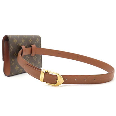 ルイヴィトン LOUIS VUITTON ポシェット アルシュ M51975 モノグラム モノグラムキャンバス ウエストバッグ ゴールド金具 茶