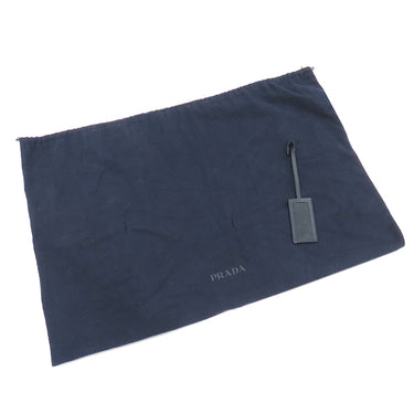 プラダ PRADA 三角ロゴ キャリーケース ネイビー ナイロン レザー キャリーバッグ シルバー金具 紺 スーツケース パドロック欠品