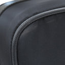 プラダ PRADA 三角ロゴ キャリーケース ネイビー ナイロン レザー キャリーバッグ シルバー金具 紺 スーツケース パドロック欠品