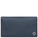 ブルガリ BVLGARI ブルガリブルガリ マン ネイビー レザー 長財布 シルバー金具 紺 二つ折り