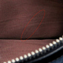 ブルガリ BVLGARI ブルガリブルガリ マン ネイビー レザー 長財布 シルバー金具 紺 二つ折り