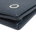 ブルガリ BVLGARI ブルガリブルガリ マン ネイビー レザー 長財布 シルバー金具 紺 二つ折り