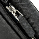 ブルガリ BVLGARI ブルガリブルガリ マン 30398 ブラック グレインレザー 長財布 シルバー金具 黒 二つ折り