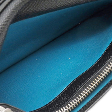 ブルガリ BVLGARI ブルガリブルガリ マン 30398 ブラック グレインレザー 長財布 シルバー金具 黒 二つ折り