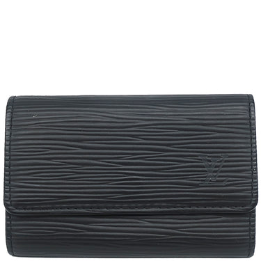 ルイヴィトン LOUIS VUITTON ミュルティクレ 6 M63812 ブラック エピレザー キーケース ゴールド金具 黒 鍵入れ 6本 6連