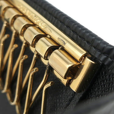 ルイヴィトン LOUIS VUITTON ミュルティクレ 6 M63812 ブラック エピレザー キーケース ゴールド金具 黒 鍵入れ 6本 6連