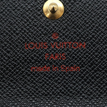 ルイヴィトン LOUIS VUITTON ミュルティクレ 6 M63812 ブラック エピレザー キーケース ゴールド金具 黒 鍵入れ 6本 6連