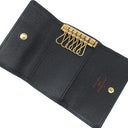 ルイヴィトン LOUIS VUITTON ミュルティクレ 6 M63812 ブラック エピレザー キーケース ゴールド金具 黒 鍵入れ 6本 6連