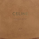 セリーヌ CELINE トリオンフ サンダル ホワイト カーフ 37 ミュール ゴールド金具 白 スリッポン スリッパ 靴