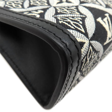 ルイヴィトン LOUIS VUITTON ポッシュ トワレ 26 M80074 モノグラムジャカード モノグラムジャカード クラッチバッグ ゴールド金具 黒 アイボリー グレー ポーチ セカンドバッグ