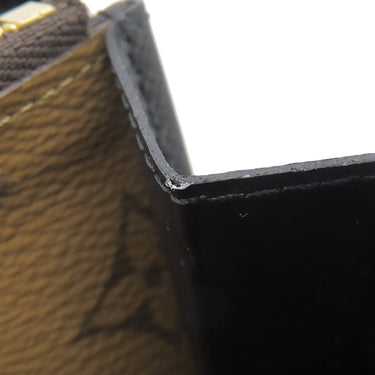 ルイヴィトン LOUIS VUITTON ポルトフォイユ クレマンス M82336 モノグラムリバース モノグラムキャンバス モノグラムリバースキャンバス 長財布 シルバー金具 茶 ベージュ ラウンドジップ