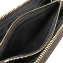 ルイヴィトン LOUIS VUITTON ポルトフォイユ クレマンス M82336 モノグラムリバース モノグラムキャンバス モノグラムリバースキャンバス 長財布 シルバー金具 茶 ベージュ ラウンドジップ