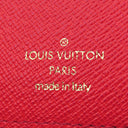 ルイヴィトン LOUIS VUITTON ポルトフォイユ ヴィクトリーヌ M62090 モノグラム×レッド モノグラムキャンバス 三つ折り財布 ゴールド金具 茶 シロクマ ホワイトベア コンパクト財布