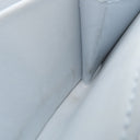 ルイヴィトン LOUIS VUITTON ポルトフォイユ クレア M11749 ホワイト×ブルー モノグラムマヒナ 二つ折り財布 シルバー金具 白 水色