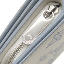 ルイヴィトン LOUIS VUITTON ポルトフォイユ クレア M11749 ホワイト×ブルー モノグラムマヒナ 二つ折り財布 シルバー金具 白 水色