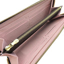ルイヴィトン LOUIS VUITTON ポルトフォイユ クレマンス M61298 ローズバレリーヌ モノグラムキャンバス 長財布 ゴールド金具 茶 ラウンドファスナー