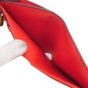 ルイヴィトン LOUIS VUITTON ポルトフォイユ リサ M11380 グレナード モノグラムキャンバス 二つ折り財布 ゴールド金具 茶 赤 コンパクト