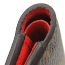 ルイヴィトン LOUIS VUITTON ポルトフォイユ リサ M11380 グレナード モノグラムキャンバス 二つ折り財布 ゴールド金具 茶 赤 コンパクト