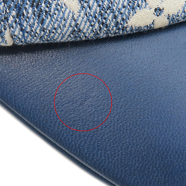 ルイヴィトン LOUIS VUITTON モノグラム ジャカード デニム M77437 ブルー ナイロン コットン レザー キャップ ゴールド金具