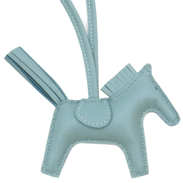 エルメス HERMES ロデオPM シエル アニューミロ バッグチャーム 水色 単色