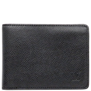 ルイヴィトン LOUIS VUITTON ポルトフォイユ ミュルティプル M30531 ノワール タイガ 二つ折り財布 黒