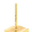 ティファニー Tiffany & Co ノーツ ラウンド ロゴ ニューヨーク イエローゴールド K18YG ピアス 750 18K YG キャッチ社外品