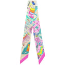 エルメス HERMES ツイリー グリーン×イエロー×マルチカラー シルク スカーフ 【SPLASH PARK/スプラッシュパーク】