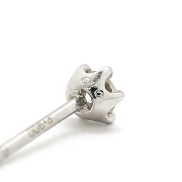 ノンブランド NON BRAND プラチナシルバー Pt900 ダイヤモンド ピアス 1P 1石 1粒 ダイヤ プラチナ900 PT 0.10ct プラチナム ダイヤモンド 両耳用 diamond スタッド