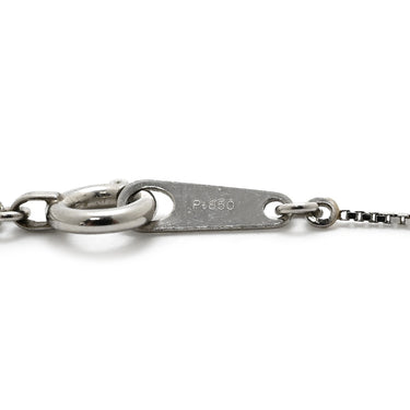 ノンブランド NON BRAND ダイヤペンダント プラチナシルバー Pt900 ダイヤモンド Pt850(チェーン) ネックレス 1P 1粒