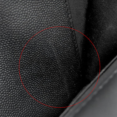 シャネル CHANEL ボーイシャネル ブラック キャビアスキン チェーンウォレット ブラック金具 黒 チェーンショルダー