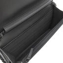 シャネル CHANEL ボーイシャネル ブラック キャビアスキン チェーンウォレット ブラック金具 黒 チェーンショルダー