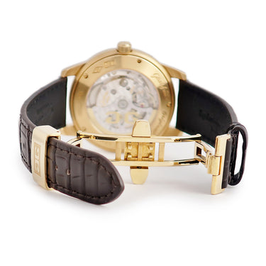 腕時計 グラスヒュッテ オリジナル GLASHUTTE ORIGINAL セネタ パーペチュアルカレンダー 1-39-50-01-11-04 自動巻き メンズ OH済 K18RG無垢 バー