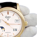 腕時計 グラスヒュッテ オリジナル GLASHUTTE ORIGINAL セネタ パーペチュアルカレンダー 1-39-50-01-11-04 自動巻き メンズ OH済 K18RG無垢 バー