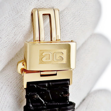 腕時計 グラスヒュッテ オリジナル GLASHUTTE ORIGINAL セネタ パーペチュアルカレンダー 1-39-50-01-11-04 自動巻き メンズ OH済 K18RG無垢 バー