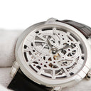 腕時計 ハリーウィンストン Harry Winston ミッドナイト スケルトン MIDAHM42WW001 自動巻き メンズ OH済 K18WG無垢 シースルー