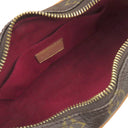 ルイヴィトン LOUIS VUITTON ポシェット クロワッサン M51510 モノグラム モノグラムキャンバス ショルダーバッグ ゴールド金具 茶