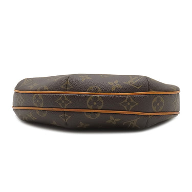 ルイヴィトン LOUIS VUITTON ポシェット クロワッサン M51510 モノグラム モノグラムキャンバス ショルダーバッグ ゴールド金具 茶