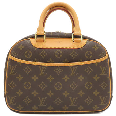 ルイヴィトン LOUIS VUITTON トゥルーヴィル M42228 モノグラム モノグラムキャンバス ハンドバッグ ゴールド金具 茶 鍵1本欠品