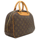 ルイヴィトン LOUIS VUITTON トゥルーヴィル M42228 モノグラム モノグラムキャンバス ハンドバッグ ゴールド金具 茶 鍵1本欠品