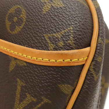 ルイヴィトン LOUIS VUITTON トゥルーヴィル M42228 モノグラム モノグラムキャンバス ハンドバッグ ゴールド金具 茶 鍵1本欠品