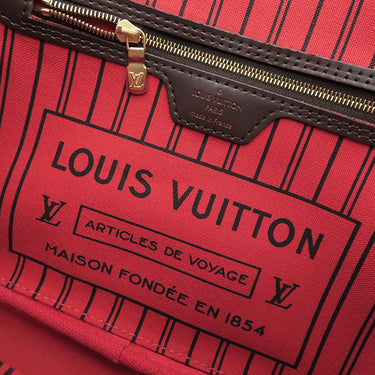 ルイヴィトン LOUIS VUITTON ネヴァーフルPM N41359 ダミエエベヌ ダミエキャンバス トートバッグ ゴールド金具 茶 ハンドバッグ