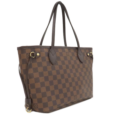 ルイヴィトン LOUIS VUITTON ネヴァーフルPM N41359 ダミエエベヌ ダミエキャンバス トートバッグ ゴールド金具 茶 ハンドバッグ