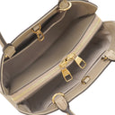 ルイヴィトン LOUIS VUITTON モンテーニュBB M45489 トゥルトレールクレーム バイカラーモノグラムアンプラント 2WAYバッグ ゴールド金具 グレージュ ハンドバッグ ショルダーバッグ