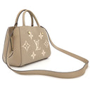 ルイヴィトン LOUIS VUITTON モンテーニュBB M45489 トゥルトレールクレーム バイカラーモノグラムアンプラント 2WAYバッグ ゴールド金具 グレージュ ハンドバッグ ショルダーバッグ