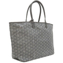 ゴヤール GOYARD サンルイ PM STLOUIPMLTY51CL51P グレー ゴヤールディンキャンバス シュヴロッシュカーフスキン トートバッグ シルバー金具 SAC SAINT LOUIS PM リバーシブル ヘリンボーン 新品 未使用